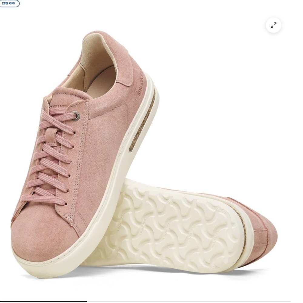 Birkenstock Bend Low Men’s Pink Suede Sneakers size (EU )41 - US Size 8 - Picture 10 of 11